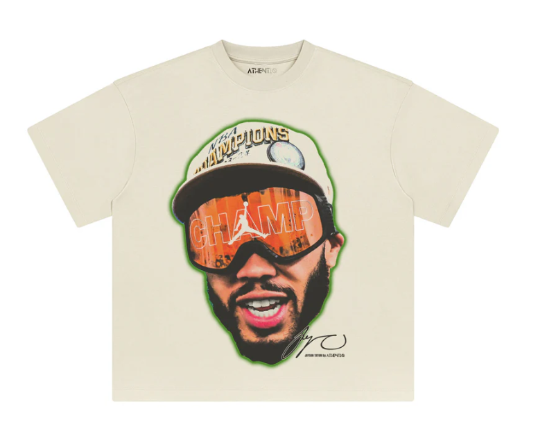 Athentiq Tatum Big Face V2 T-Shirt ' Cream'