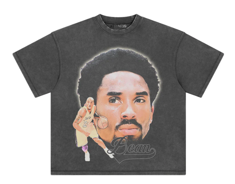 Athentiq Kobe Bean Bryant T-Shirt 'Vintage Dark Grey'