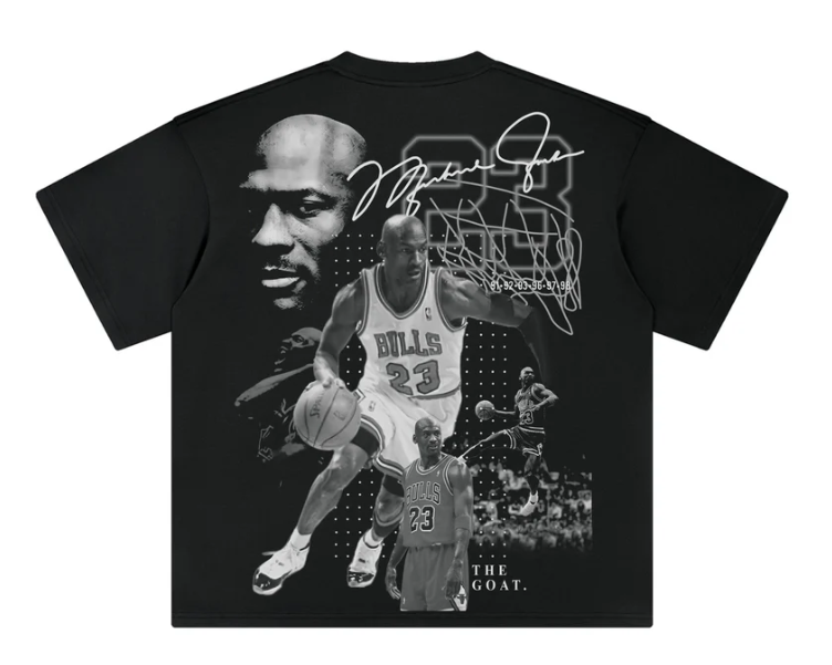 Athentiq Jordan Black & White T-Shirt 'Black'