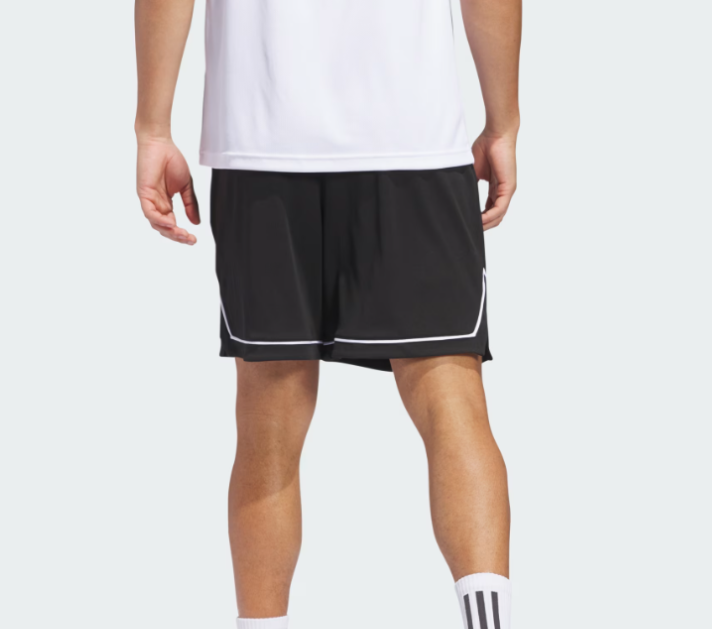 Adidas Basketball Badge of Sport Shorts 'Black/White'