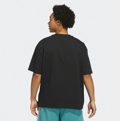 Adidas Originals Basketball Courtside Tee 'Black/White'