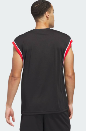 Adidas Basketball All-World Sleeveless Tank Top 'Black/Red'