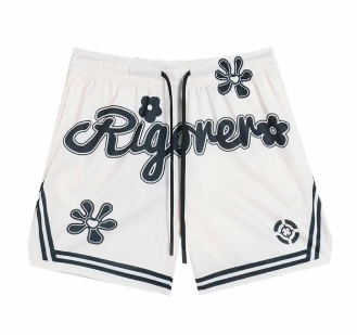 Rigorer Shorts Flowers 'White/Black'