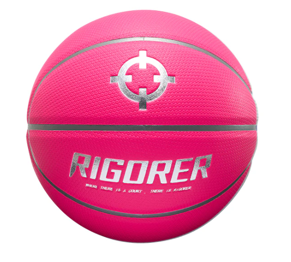 Rigorer Basket Ball Size 7 'Pink/Silver'