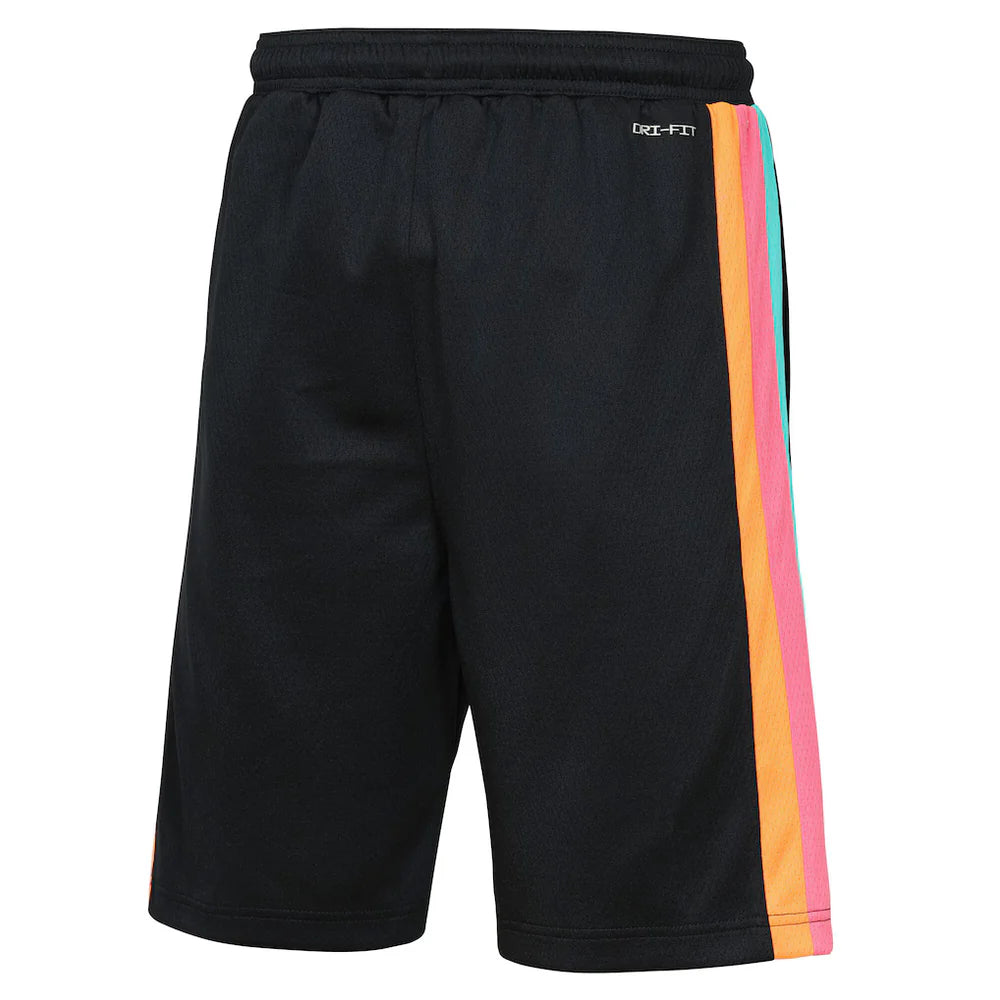 Nike San Antonio Spurs City Edition Swingman Kids Short 'Black'