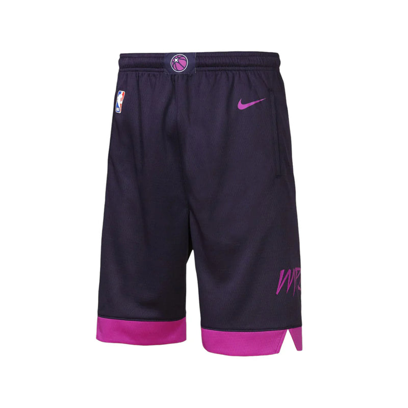 Nike Minnesota Timberwolves City Edition Swingman Kids Short 'Purple'