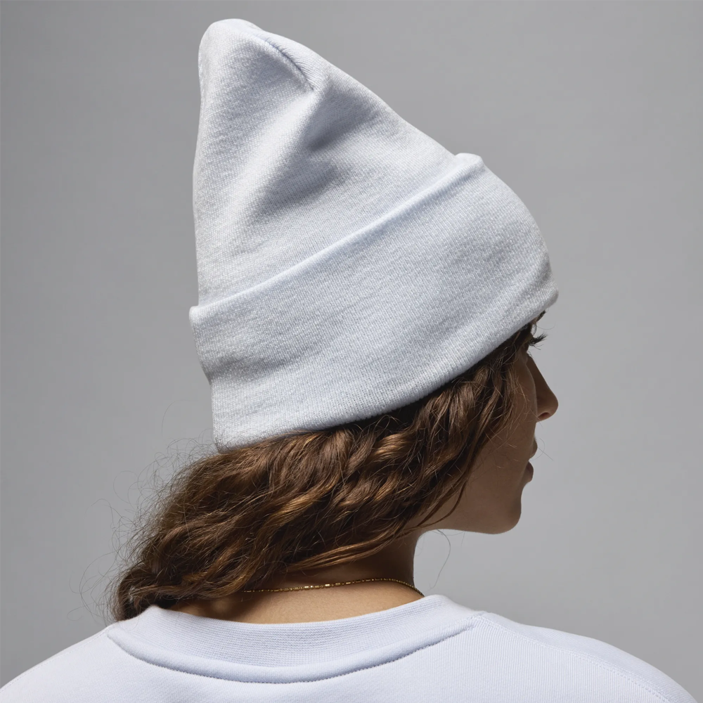 Jordan Peak Satin Lined Beanie 'Football Grey/White'