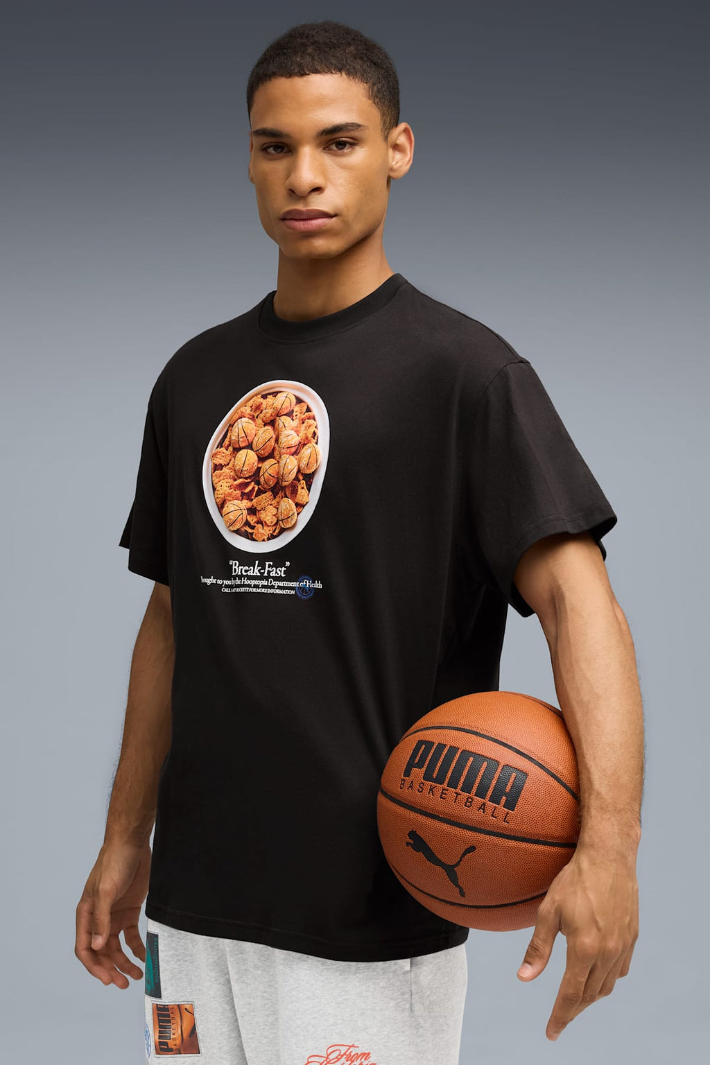 Puma Hooptopia Break Fast Tee 'Black'