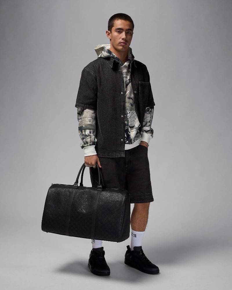 Jordan Jam Monogram Duffle Bag 'Black'