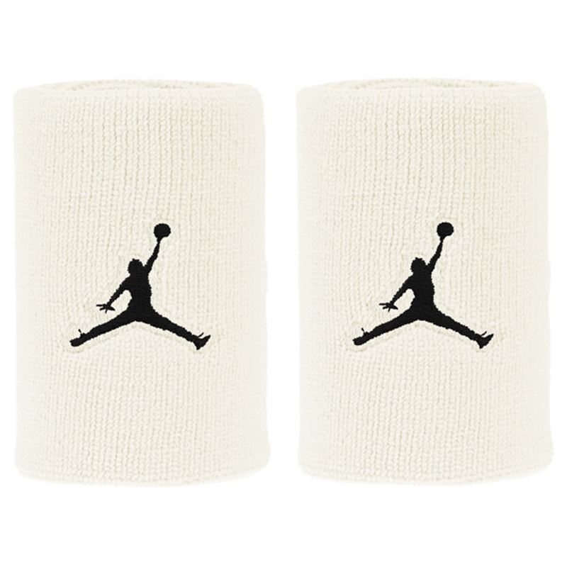 Jordan Jumpman Wristbands 2 PK Coconut Milk/Black