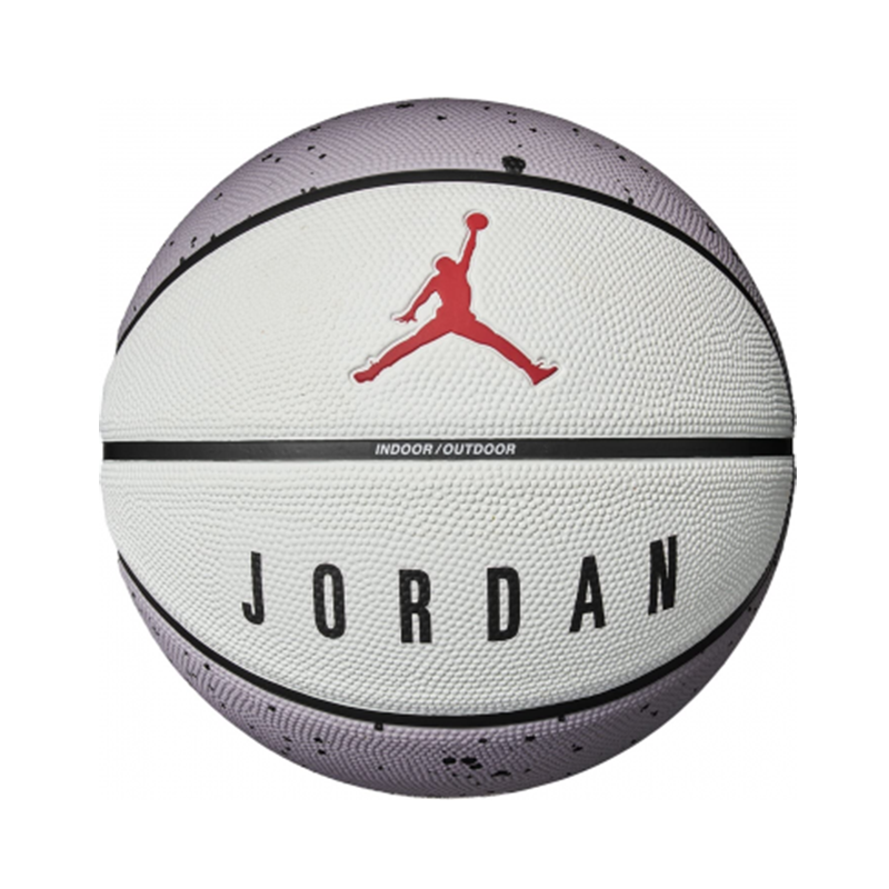 JORDAN PLAYGROUND 2.0 8P DEFLATED CEMENT GREY/WHITE/BLACK/FIRE RED Size 6 Basketball