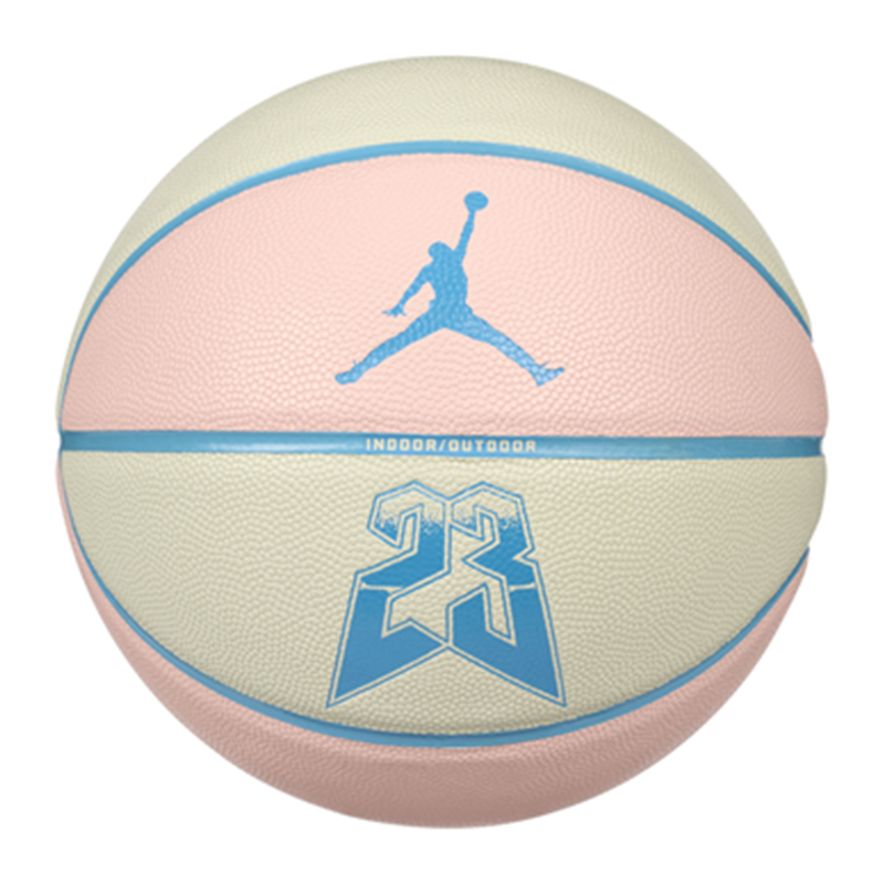 Jordan Ultimate 2.0 8P Graphic Size 7 'Muslin/Pink/Blue' Basketball