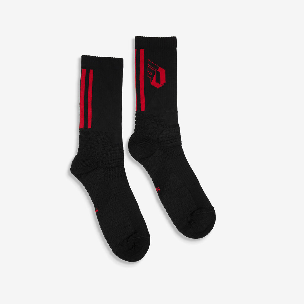 BAPE x Adidas Damian Lillard Co-Branded Socks 'Black'