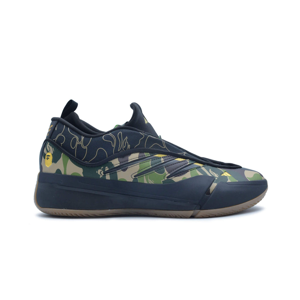 BAPE x Adidas Dame 9 "Camo" Men's Basketball Shoes 'Black/Green/Gold'