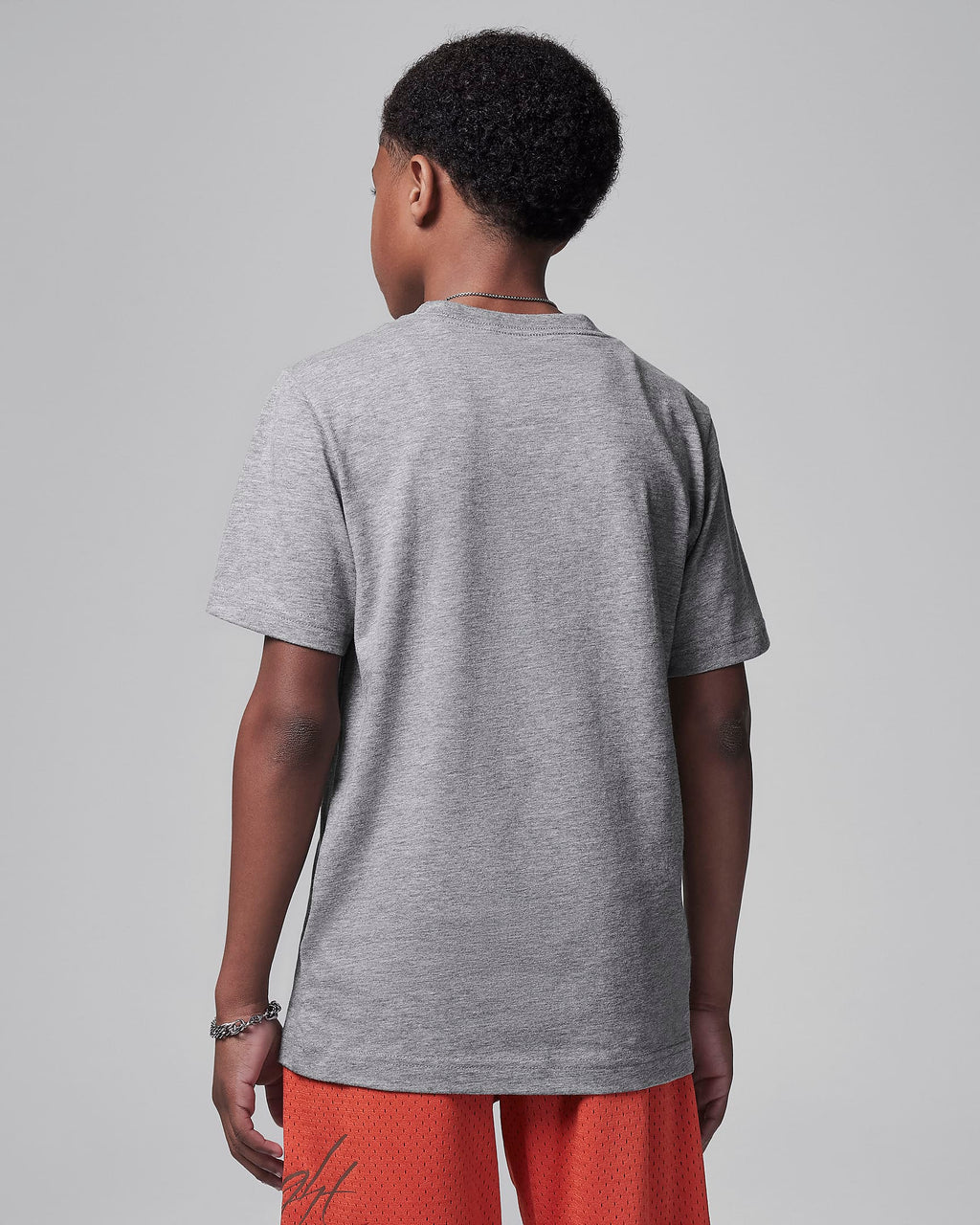 Jordan Big Kids' Jumpman Air Embroidered T-Shirt 'Carbon Heather'