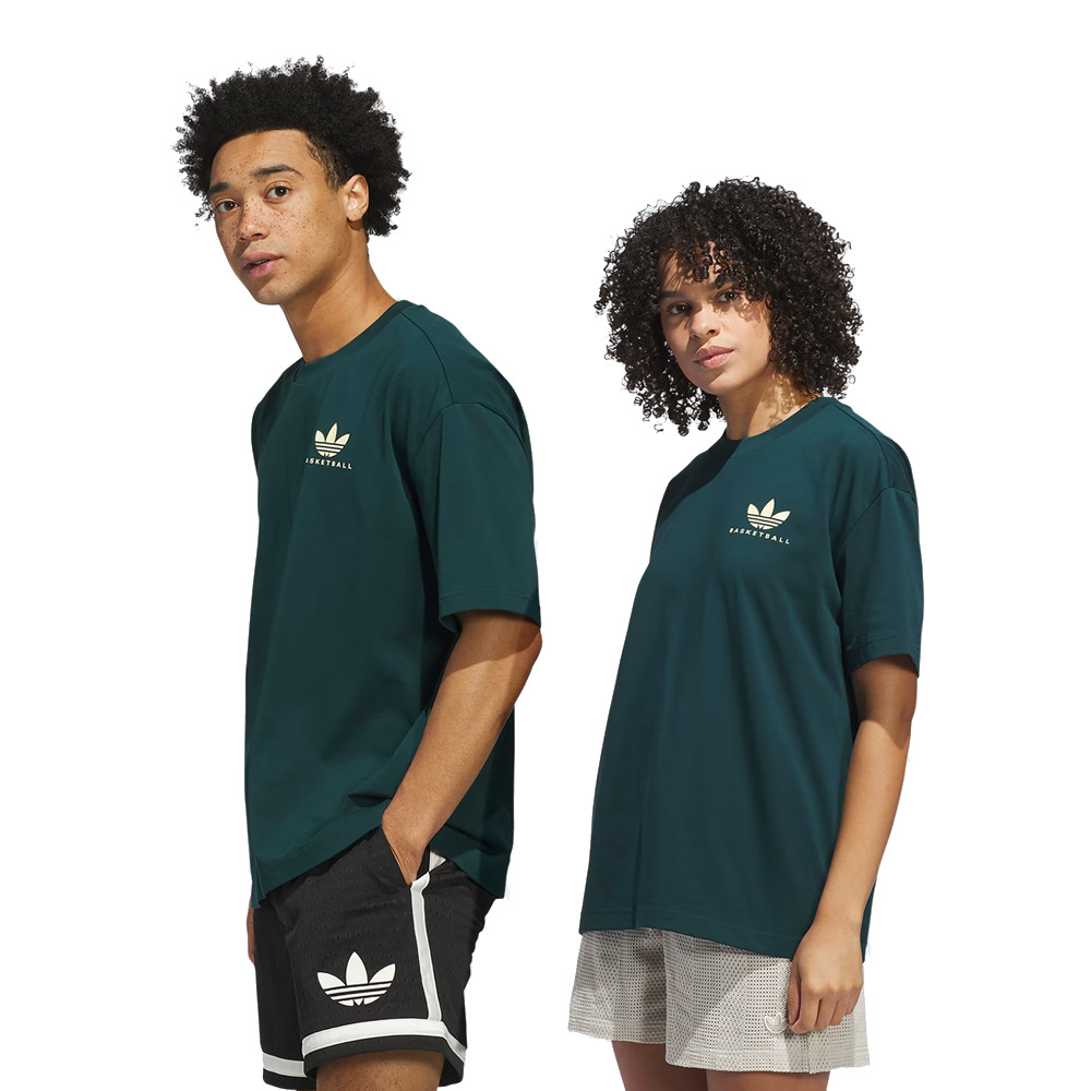 Adidas Worldwide Hoops GFX Tee T-shirt 'Aurora Ivy'