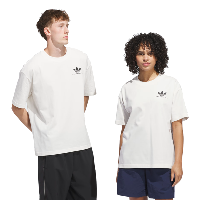Adidas Worldwide Hoops GFX Tee T-shirt 'Cloud White'