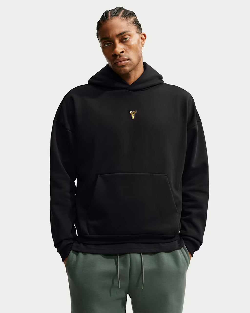 Kobe Men's Pullover Basketball Hoodie 'Black'