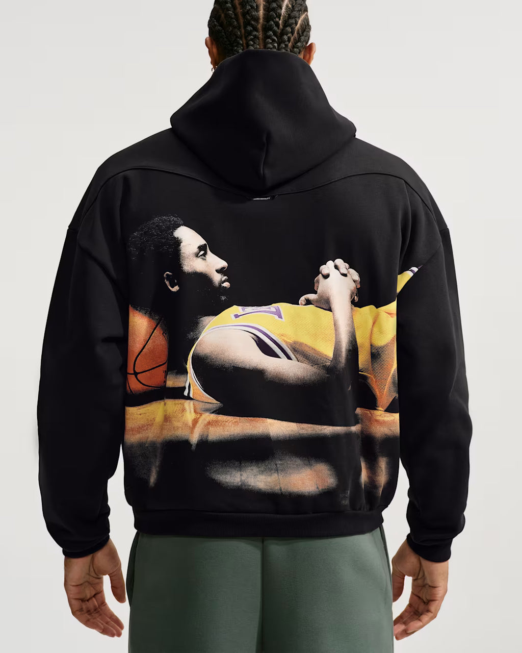 Kobe Men's Pullover Basketball Hoodie 'Black'