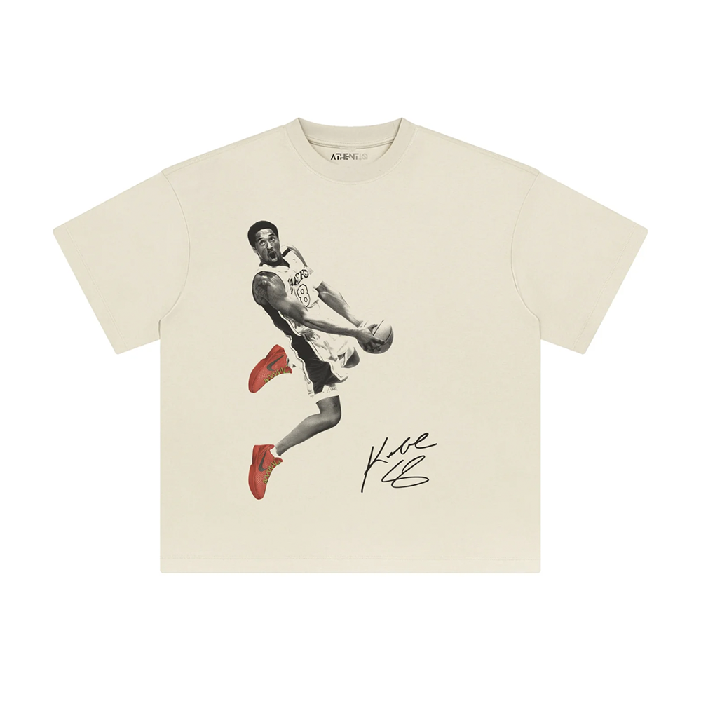 Athentiq Kobe Bryant 'Grinch' T-Shirt 'Cream'