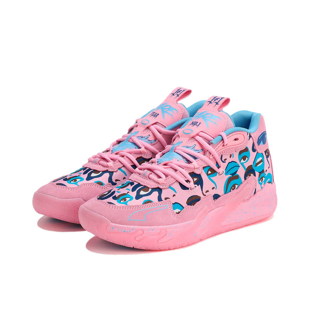 pink basket ball shoes