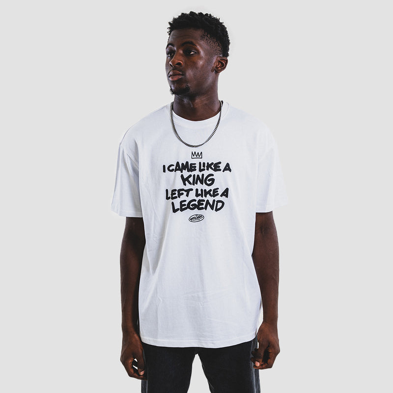 Urban Classics LeBron James Like A Legend Oversize Tee 'White'