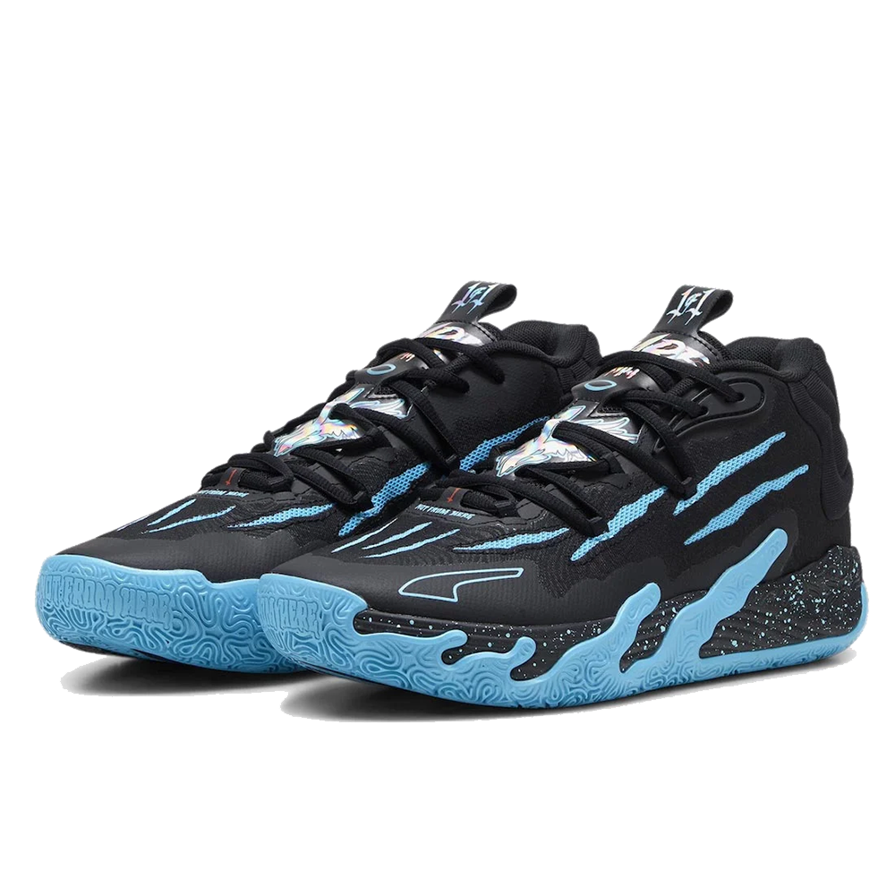 PUMA MB.03 "Blue Hive" Basketball Shoes 'Black-Bright Aqua'