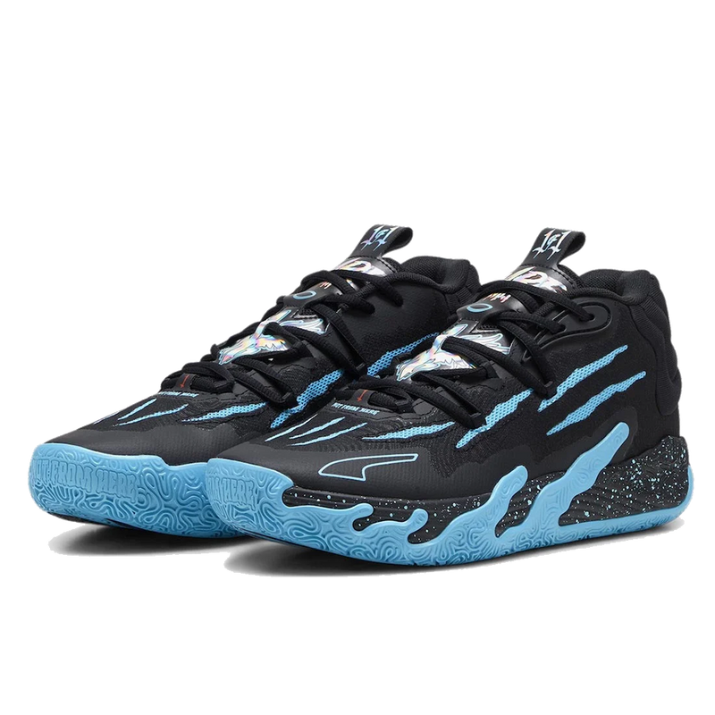 PUMA MB.03 "Blue Hive" Basketball Shoes 'Black-Bright Aqua'