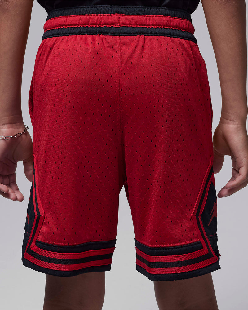 Jordan Sport Big Kids' Dri-FIT Diamond Shorts 'Red/Black'