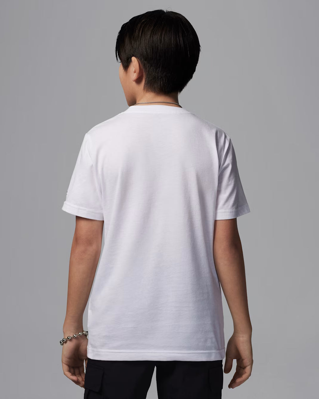 Jordan Big Kids' Embroidered Logo T-Shirt 'White'