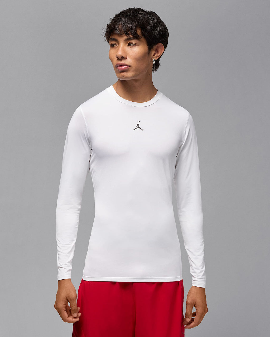 Jordan Sport Men's Dri-FIT Long-Sleeve Base Layer Top 'White'