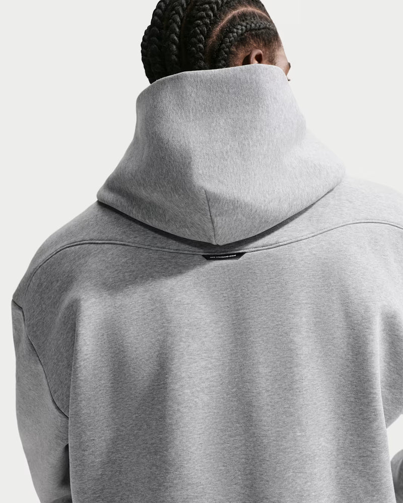 Nike Standard Issue Men's Therma-FIT Brushed Basketball Pullover Hoodie 'Grey Heather'