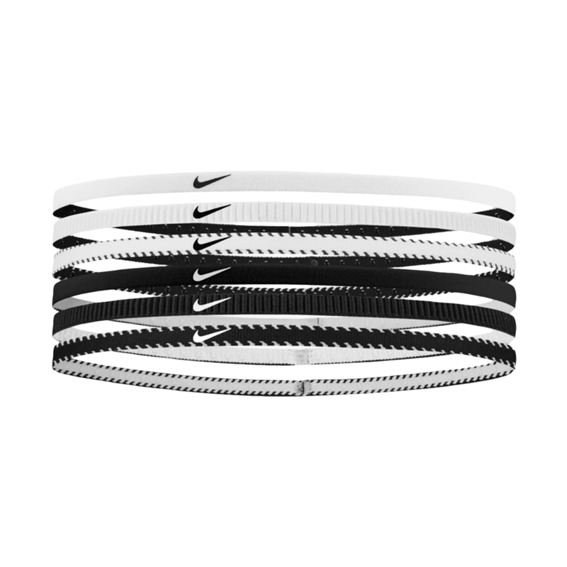 Nike Flex Classic Slim Headbands 6-Pack 'White/Black'