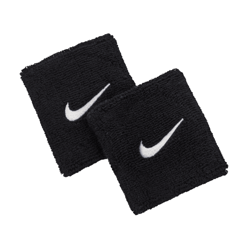 Nike Swoosh Classic Wristbands (2-Pack) 'Black/White'