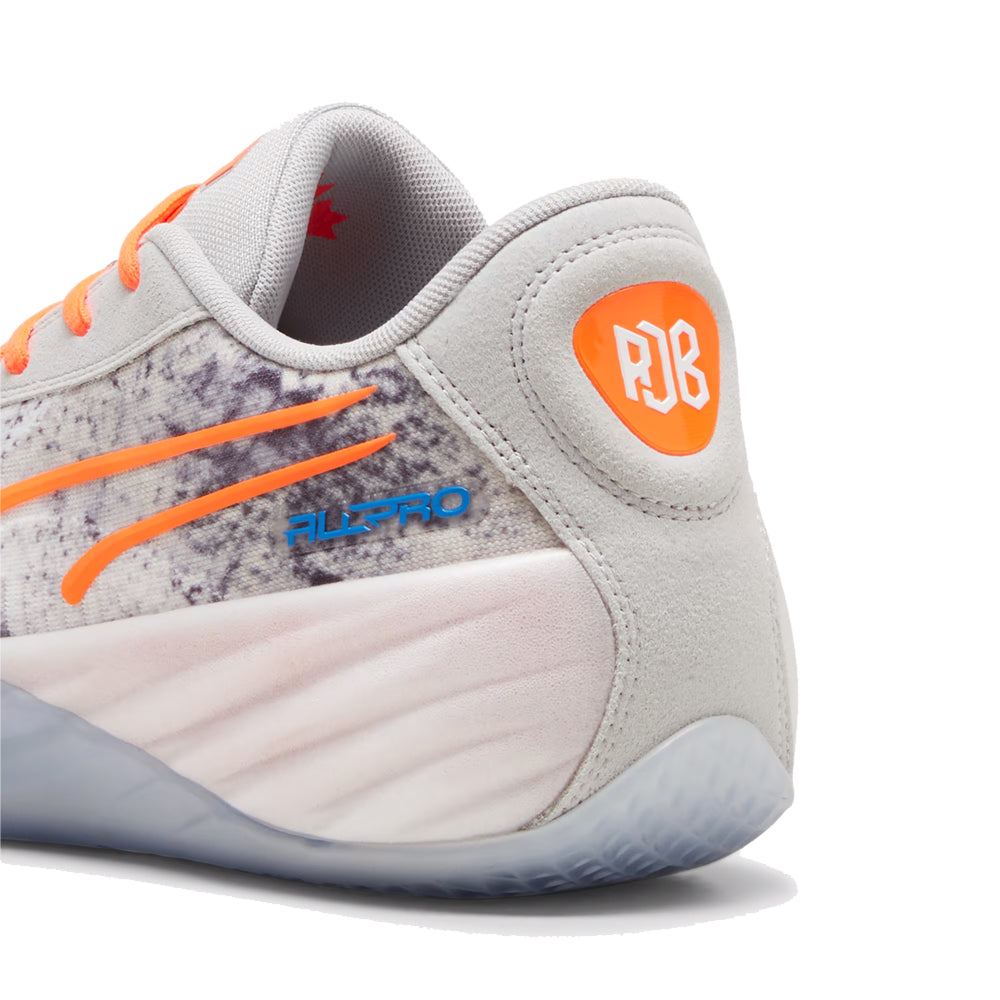 PUMA All-Pro NITRO x RJ Barrett 'Cool Light Gray/Ultra Orange' Basketball Shoes