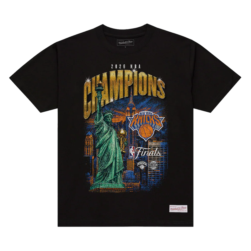 Mitchell & Ness New York Knicks 2026 NBA Finals Champions City T-Shirt 'Black'