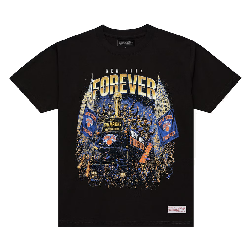 Mitchell & Ness New York Knicks 2026 NBA Finals Champions Parade T-Shirt 'Black'