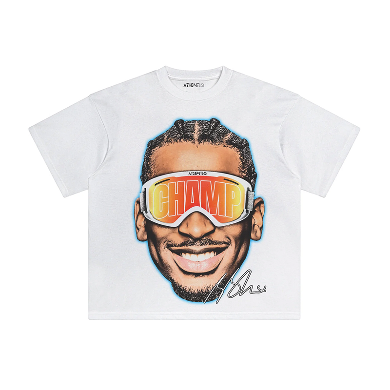 Athentiq Shai Gilgeous-Alexander 'Champion' T-Shirt 'White'