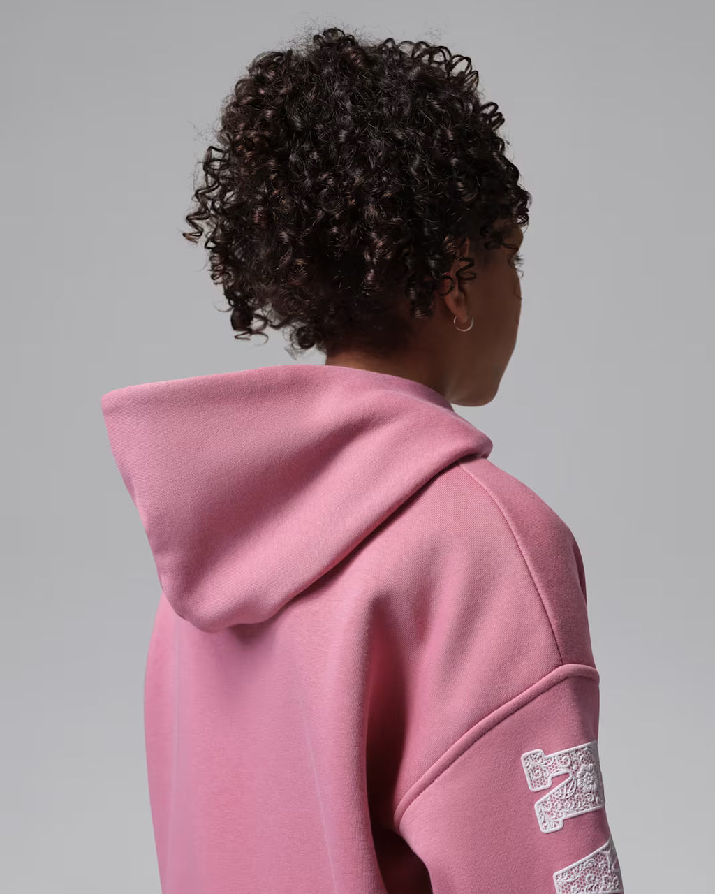 Jordan Big Kids' Fleece Hoodie 'Pink'