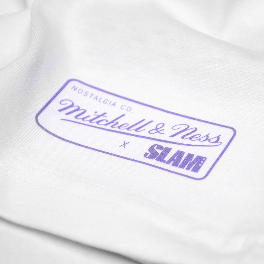 Mitchell & Ness Gardient Slam Shaquille O'Neal Los Angeles Lakers T-Shirt 'White'