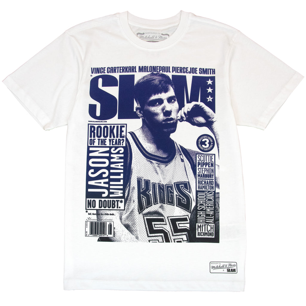 Mitchell & Ness Gardient Slam Jason Williams Sacramento Kings T-Shirt 'White'