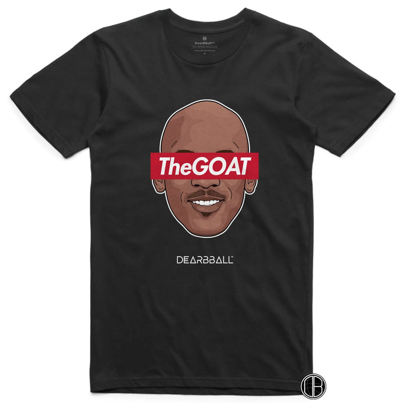 DearBBall Tee - Michael Jordan The GOAT 'Black'