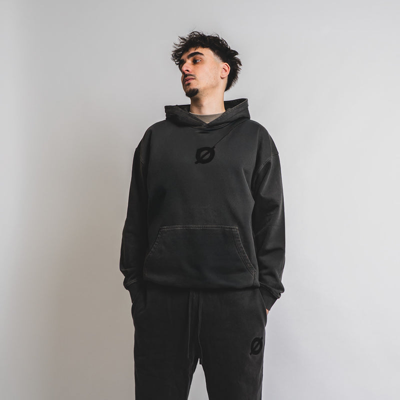 KLOVR Heavyweight Hoodie 'Vintage Dark Grey'