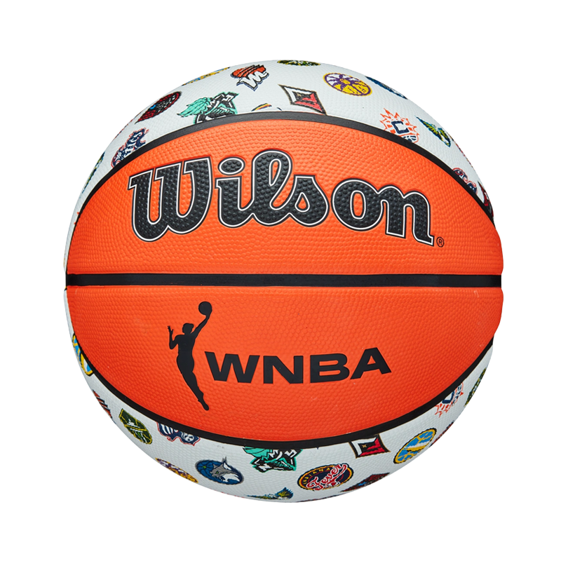 Wilson WNBA All Team Ball Size 6 Basketball 'Orange/Multi'