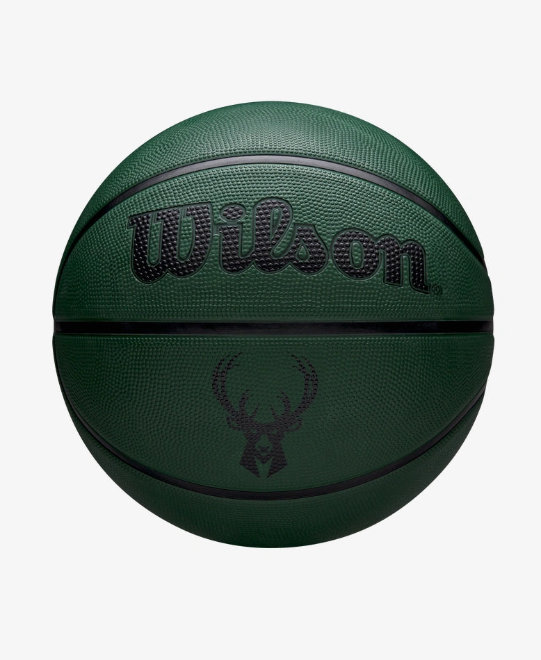 Wilson NBA Team Tribute Solid Basketball Milwaukee Bucks Size 5 'Green'