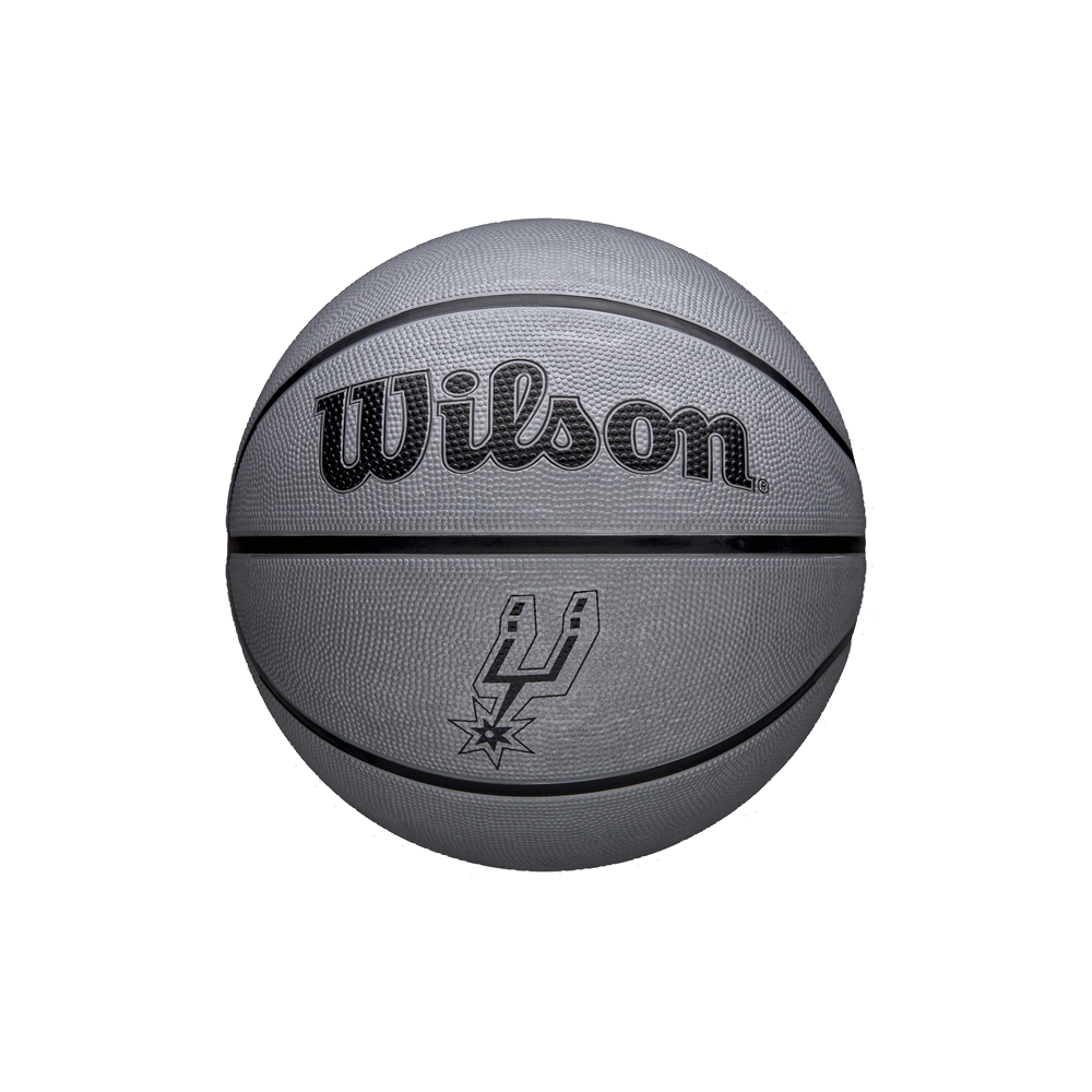 Wilson NBA Team Tribute Solid Basketball San Antonio Spurs Size 5 'Grey'