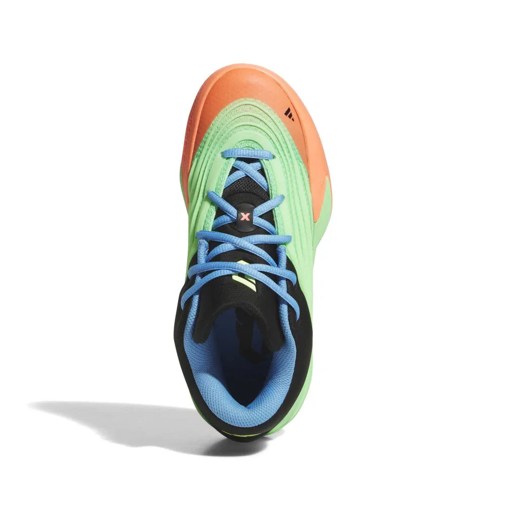 Adidas Dame X (GS) 'Black/Green/Orange'