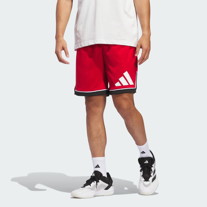 Adidas Basketball Shorts 'Badge of Sports - Red'