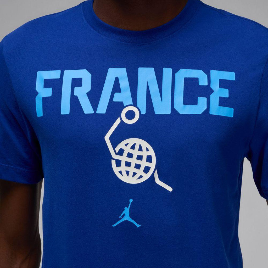 France Men's Nike Basketball T-Shirt 'Old Royal/Blue'