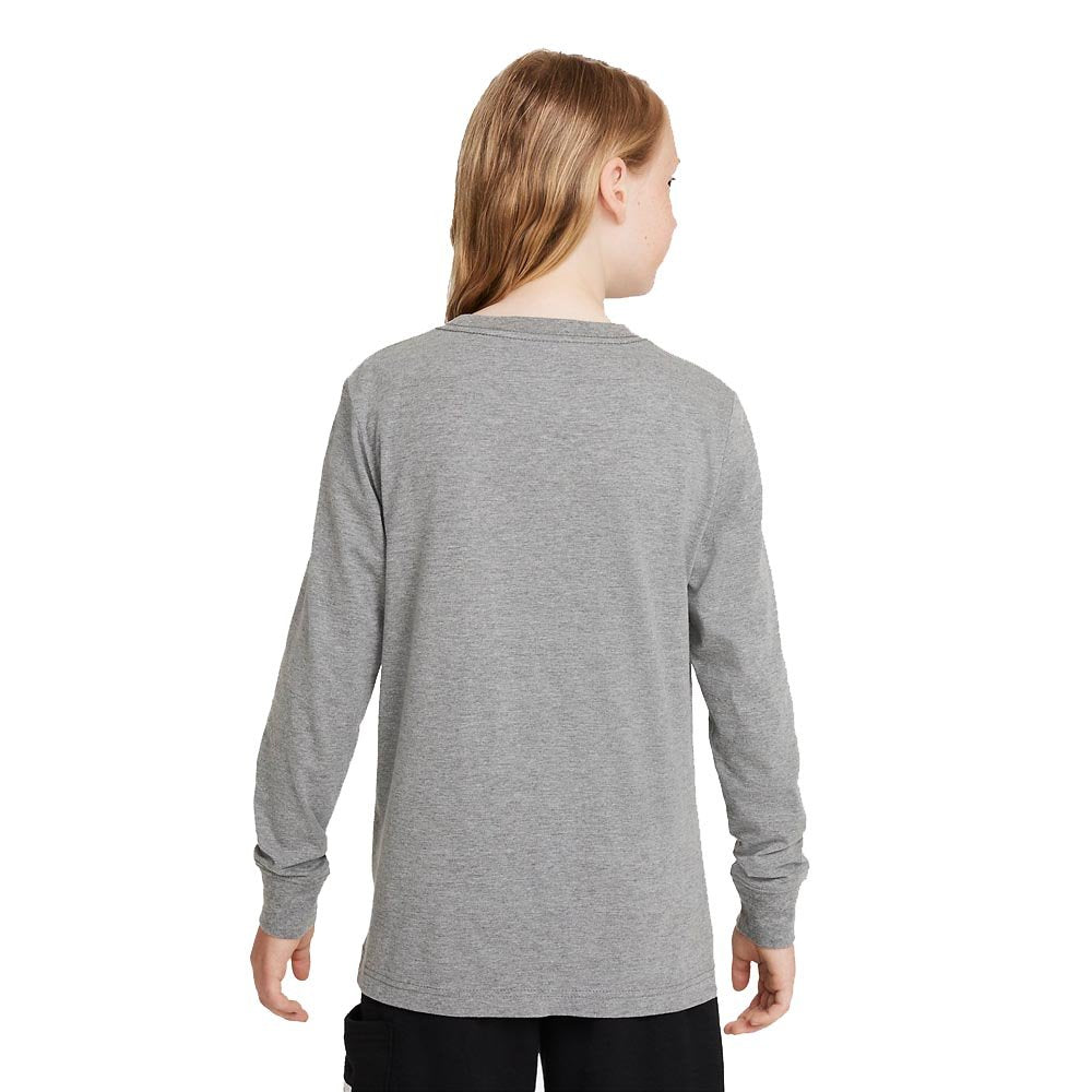 Jordan Jumpman Air Emboidery Kids Long Sleeves T-Shirt 'Carbon Heather'